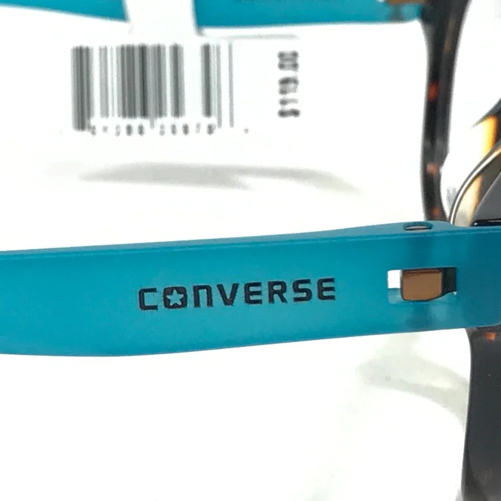 Converse Kids Eyeglasses Frames Q014 UF TORTOISE Brown Tortoise Blue 48-18-140